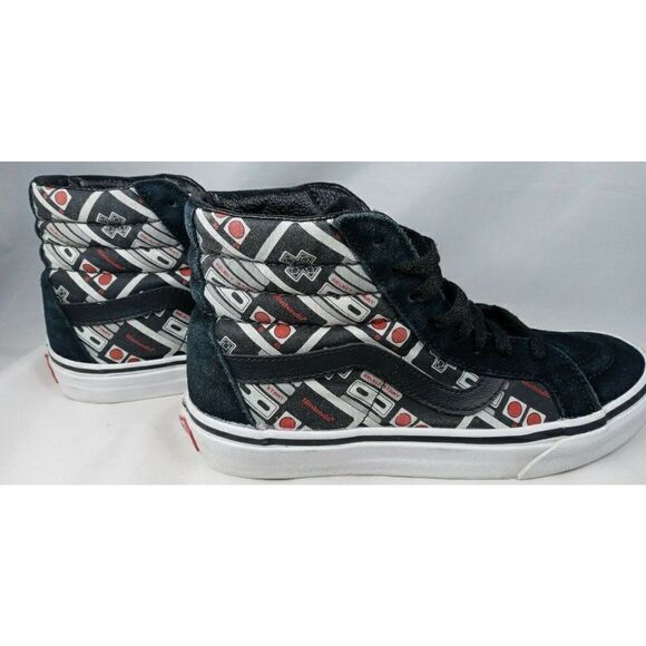 Vans x Nintendo Sk8 Hi NES Controller All Over Print Game Over Sz 5.5Men 7 Women - Picture 11 of 12